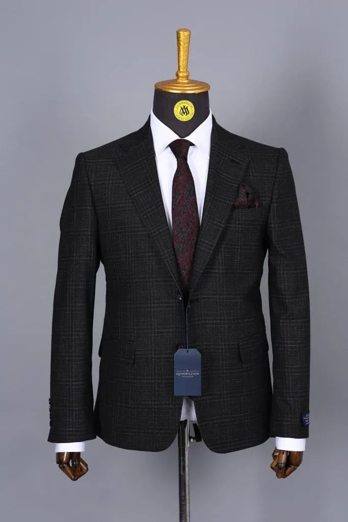 Blazer Noir Motif 9