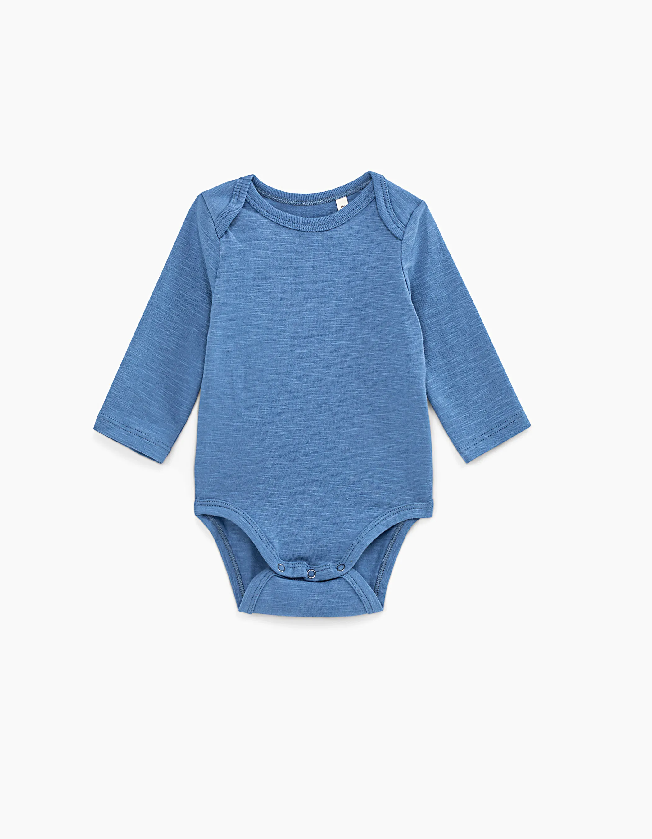 Body bleu à personnaliser en coton bio bébé