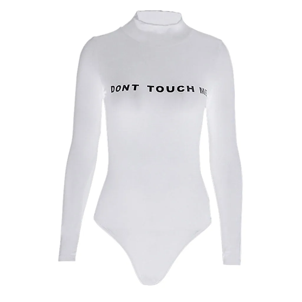 Body Col Montant Blanc Femme
