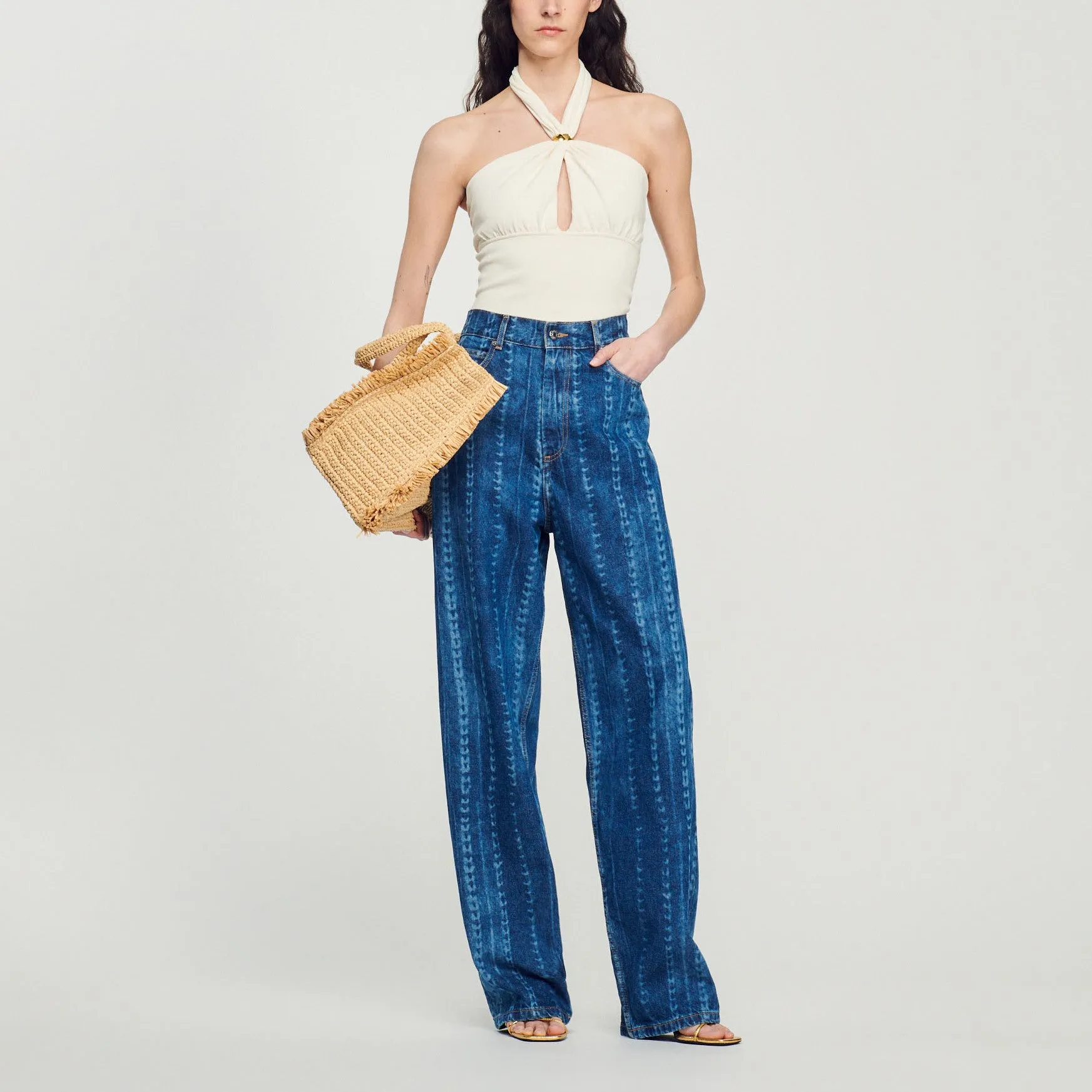 Body en maille double anneaux