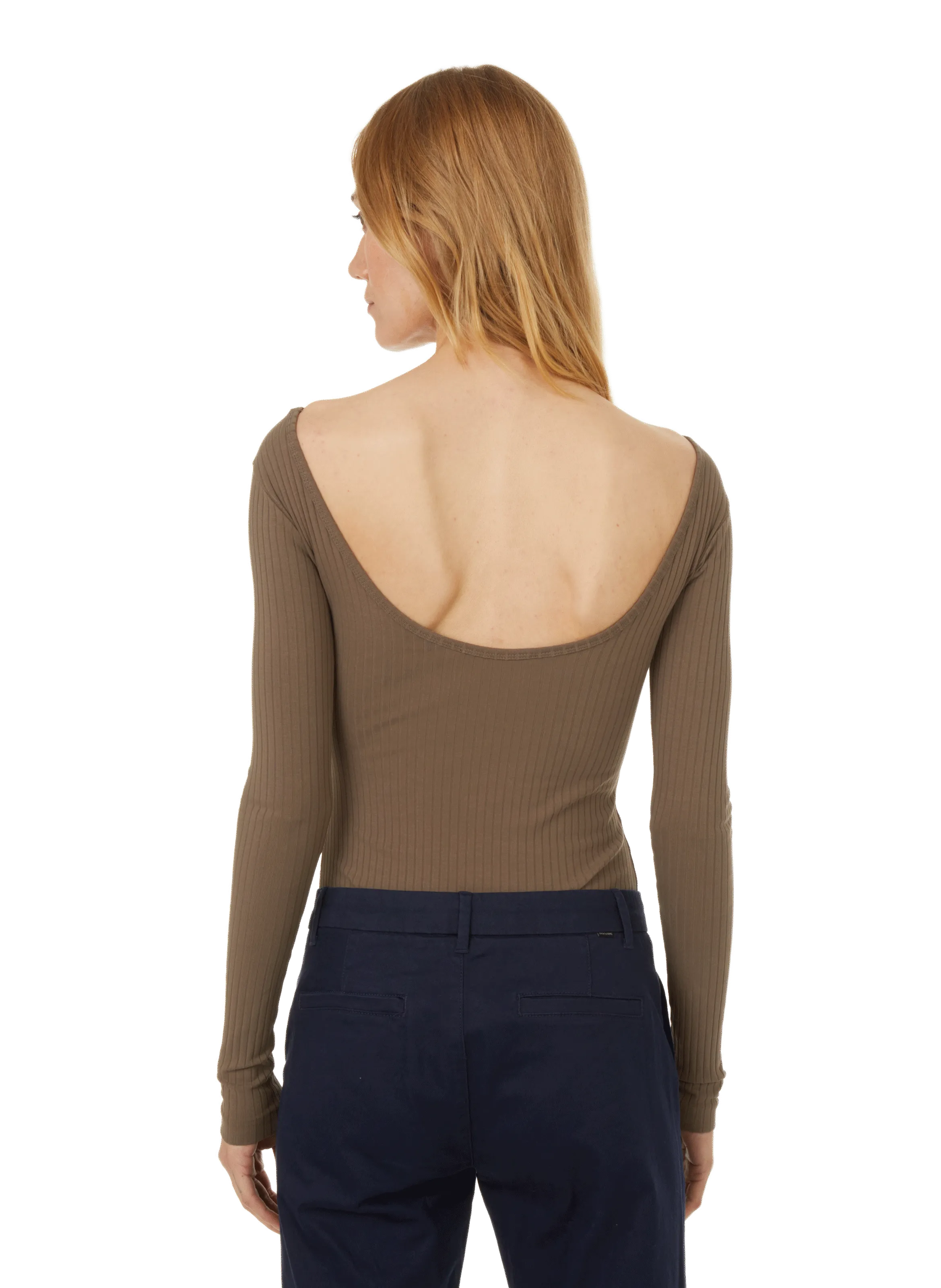 BODY MANCHES LONGUES EN COTON - CAES pour FEMME | Printemps