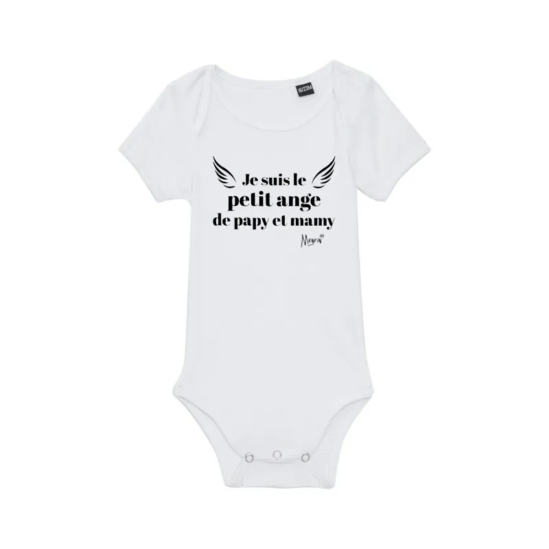 BODY "JE SUIS LE PETIT ANGE DE PAPY ET MAMY"