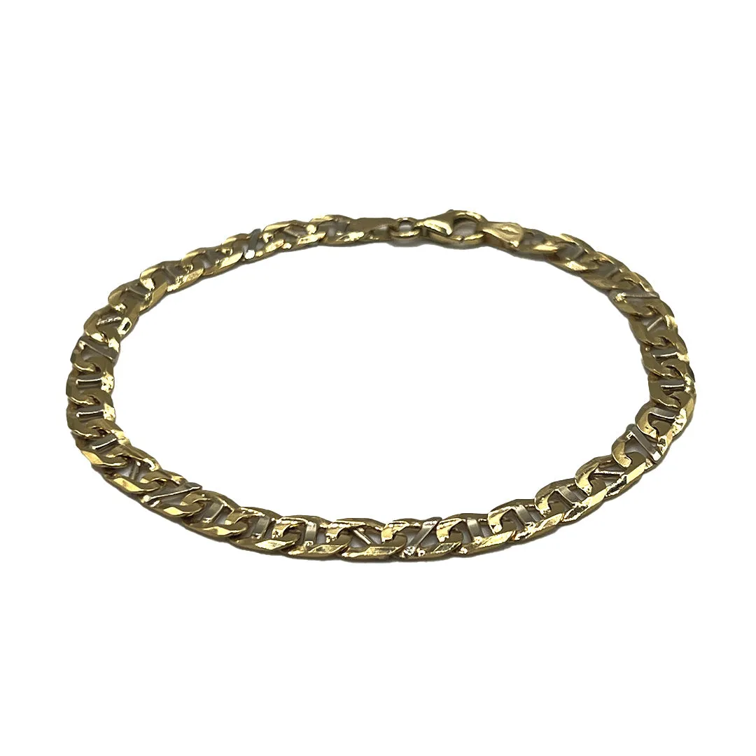 Bracelet Homme en Or Jaune Grumetta Gold House De Patto - 1D
