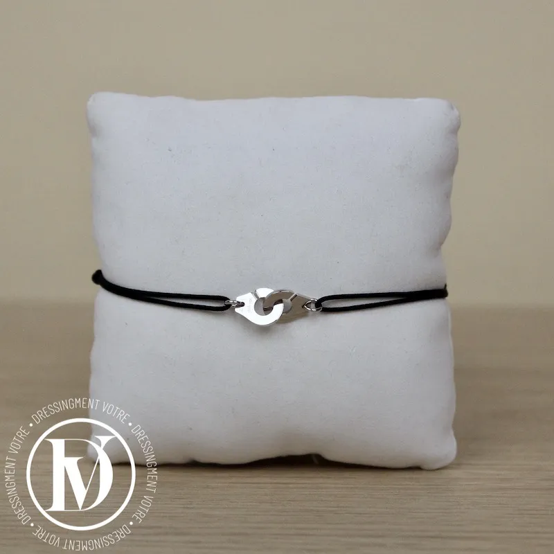 Bracelet Menottes R8 en or blanc – Dinh Van