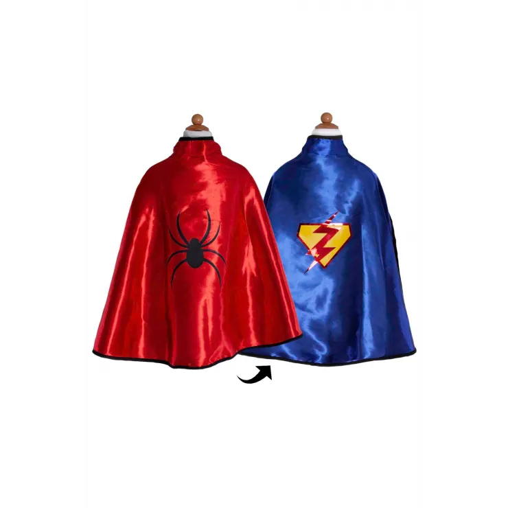 Cape de super-héros réversible avec masque