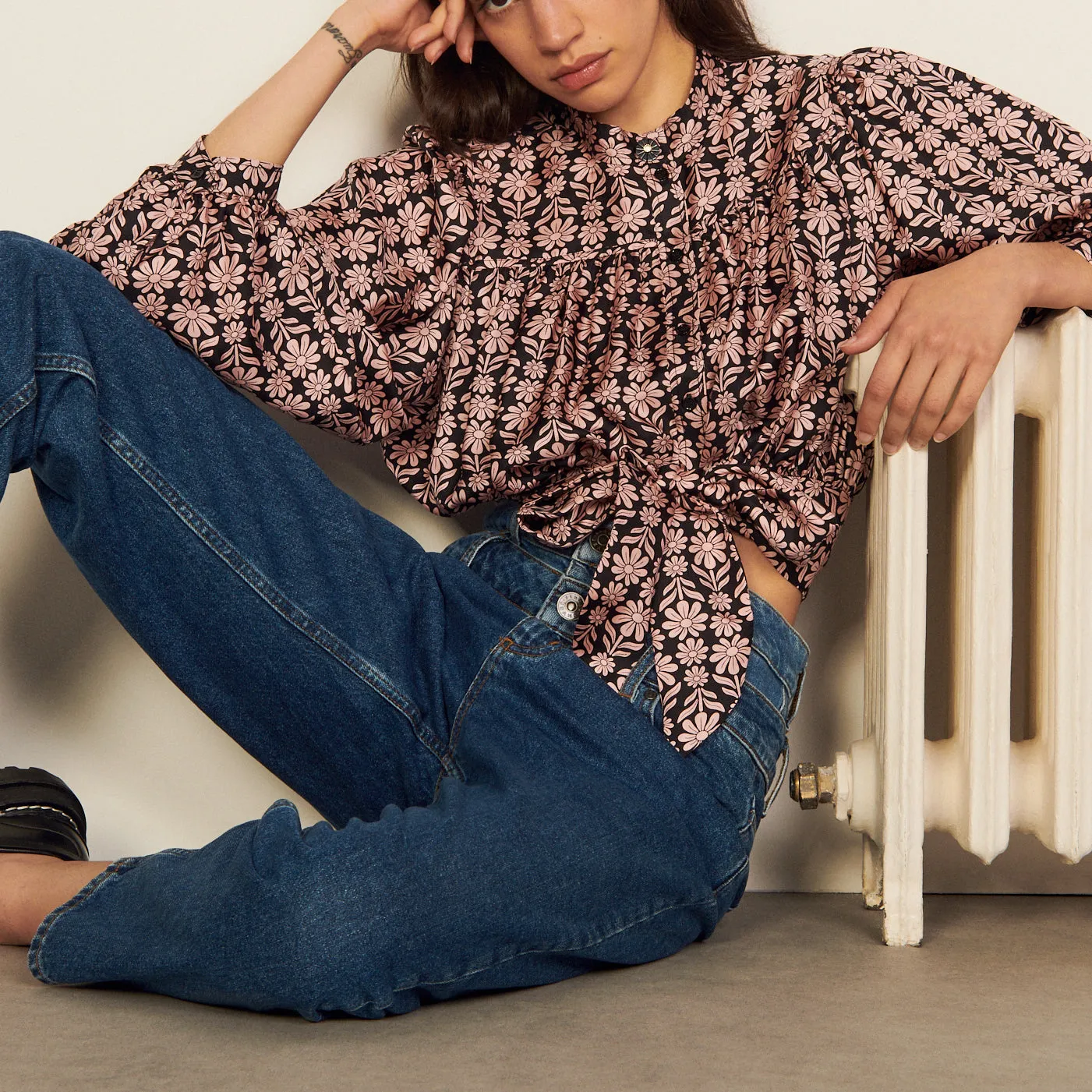 Chemise Noire / Rose