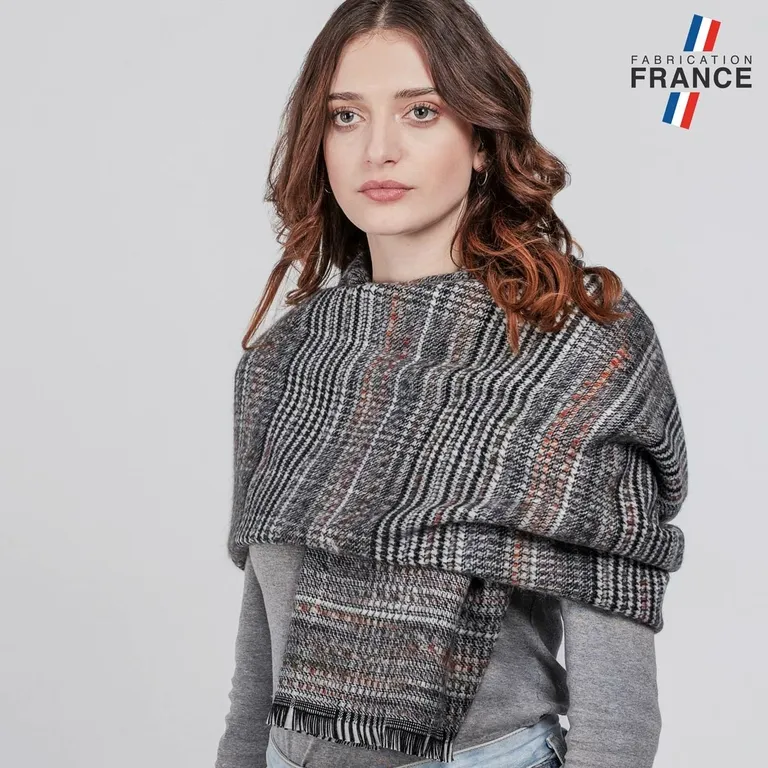 Châle Mix Gris