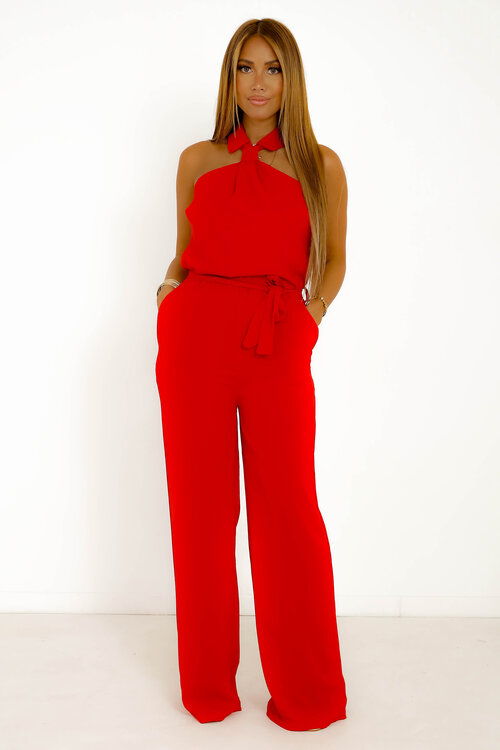 Combinaison Pantalon Encolure Chemise