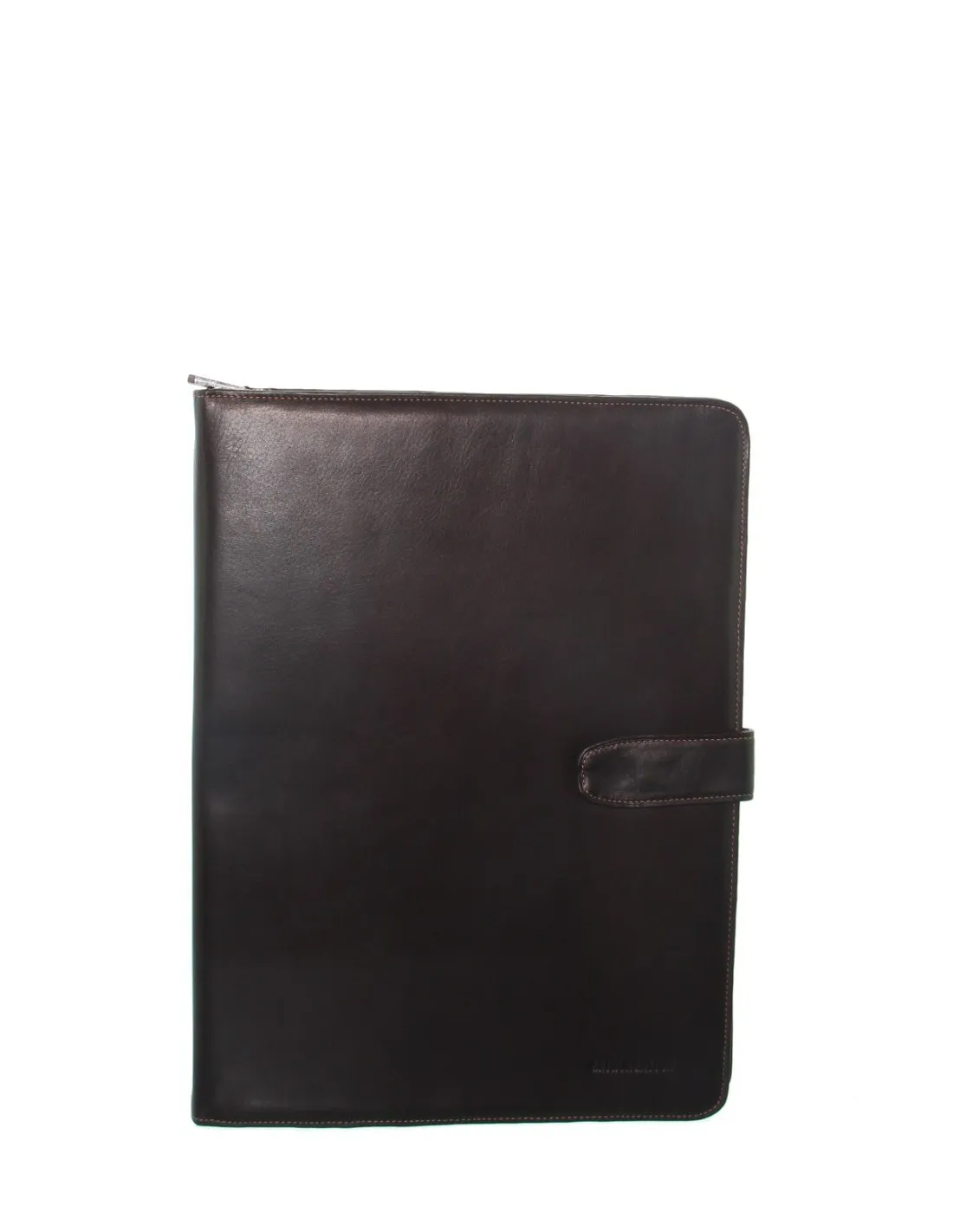 Conférencier Arthur et Aston en cuir ref_42544 J Chataigne/Orange 33*25*2