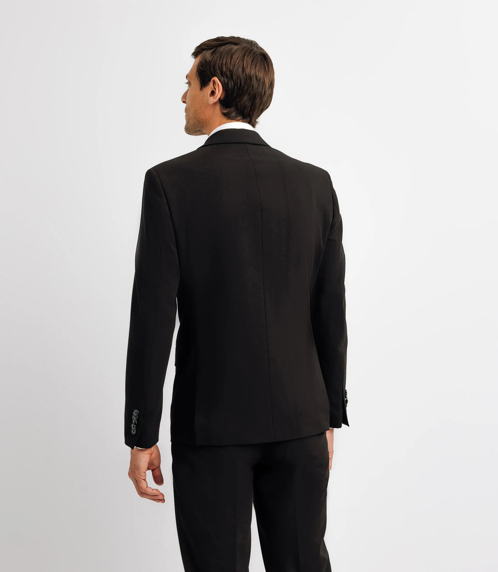 Costume lavable 2 boutons noir
