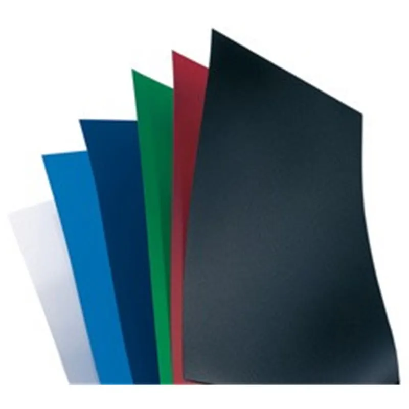 Couverture plastique PolyOpaque A4 - recyclable - 0,30 mm - 100 feuilles - rouge
