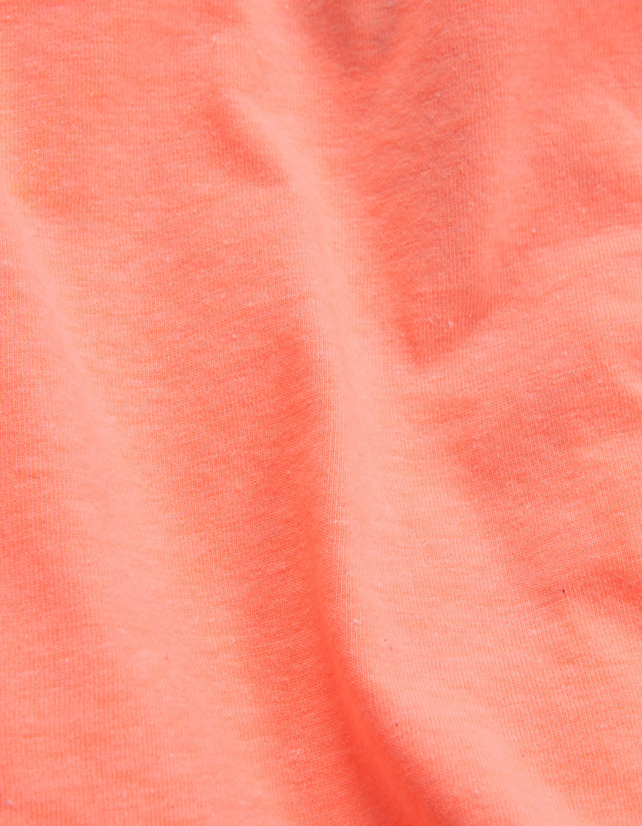 Débardeur orange fluo visuels champignons et palmiers fille