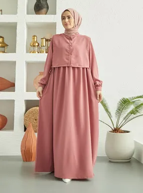 Dusty Rose Modest Dress