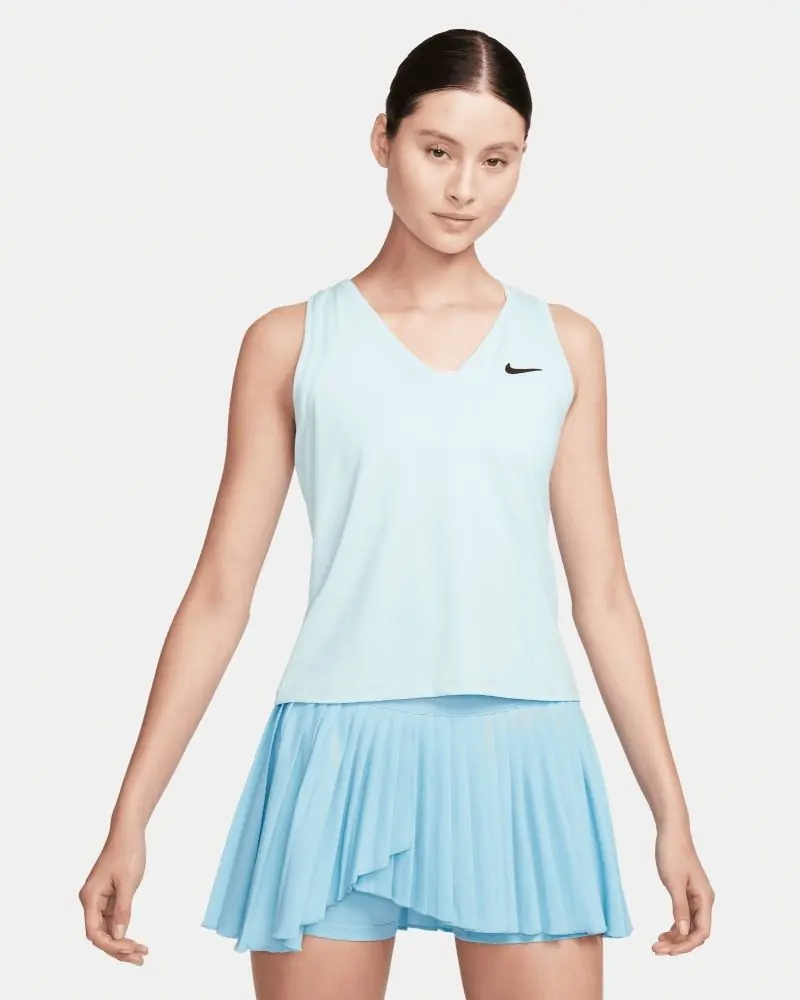 Débardeur de tennis Nike NikeCourt Bleu Marine pour femme