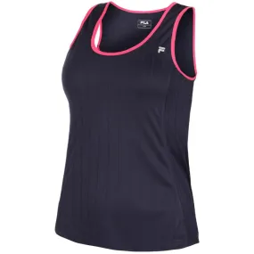 Débardeur Femme Fila Yule Bleu Marine