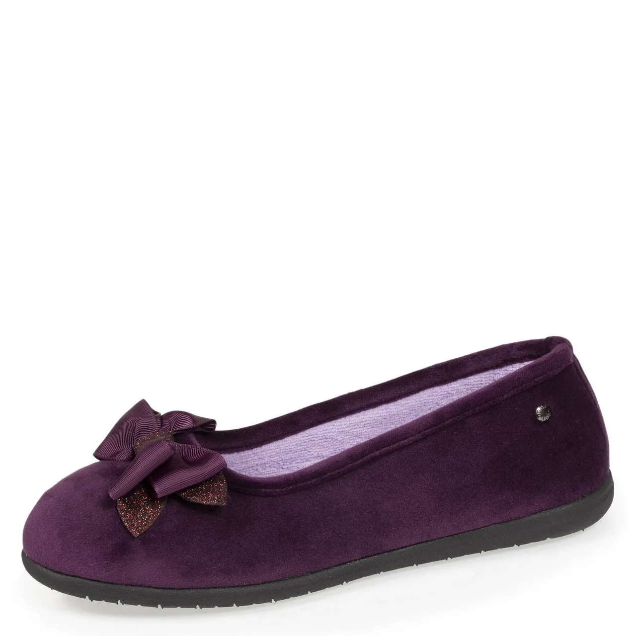Isotoner : Ballerines violettes