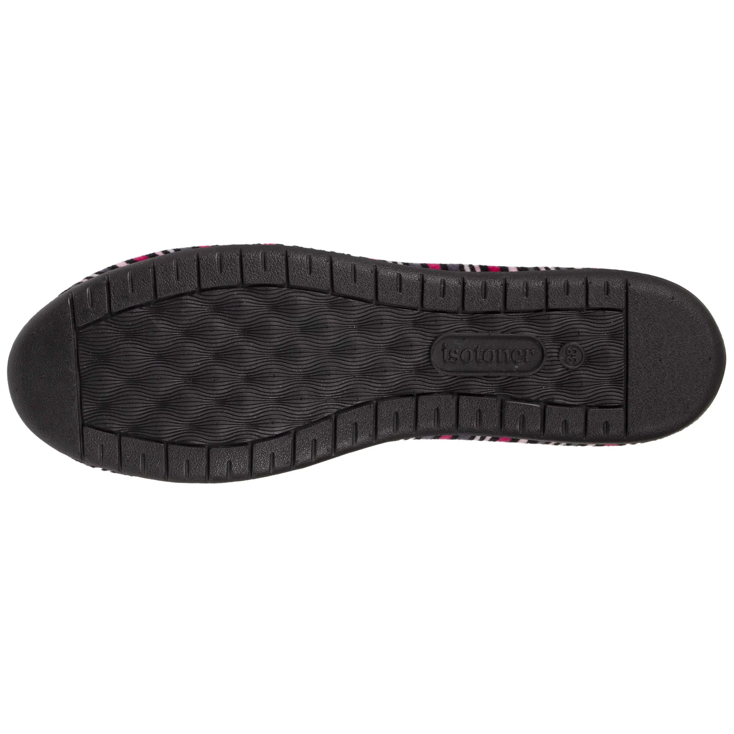 Isotoner : Ballerines à rayures