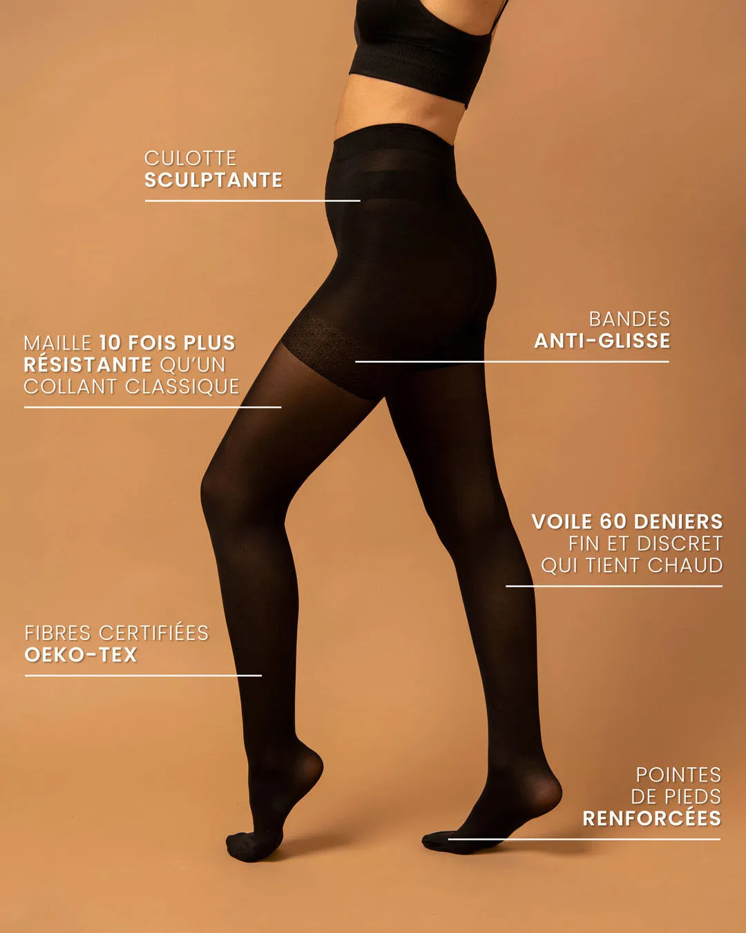 Le Collant Parfait - Shorty Sublimateur