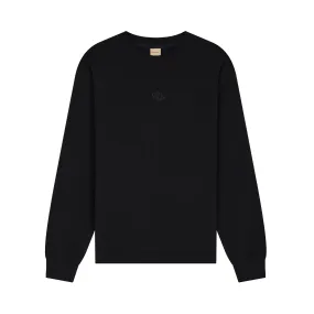 Le t-shirt manches longues signature noir