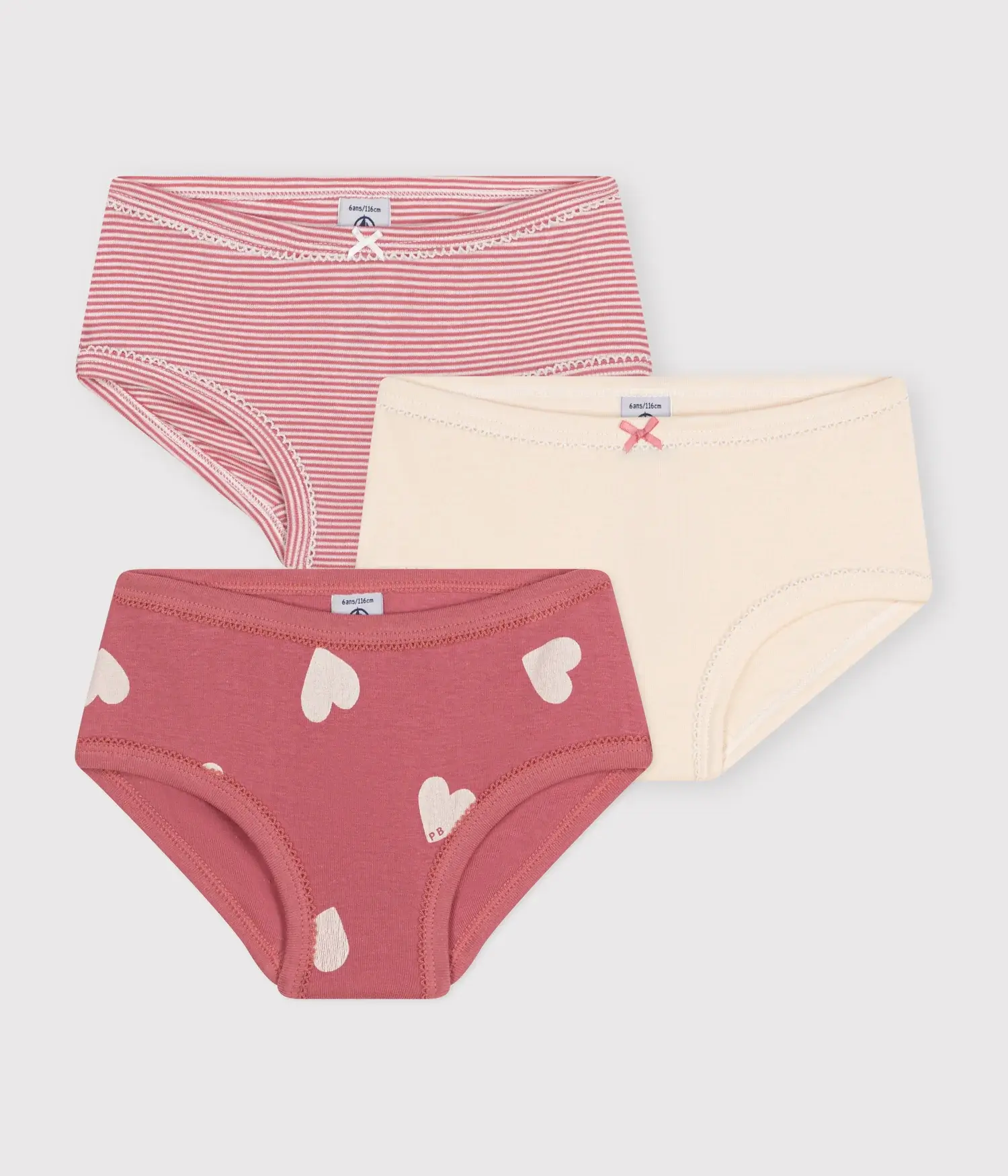 Lot de 3 Culottes Petit Bateau Fille