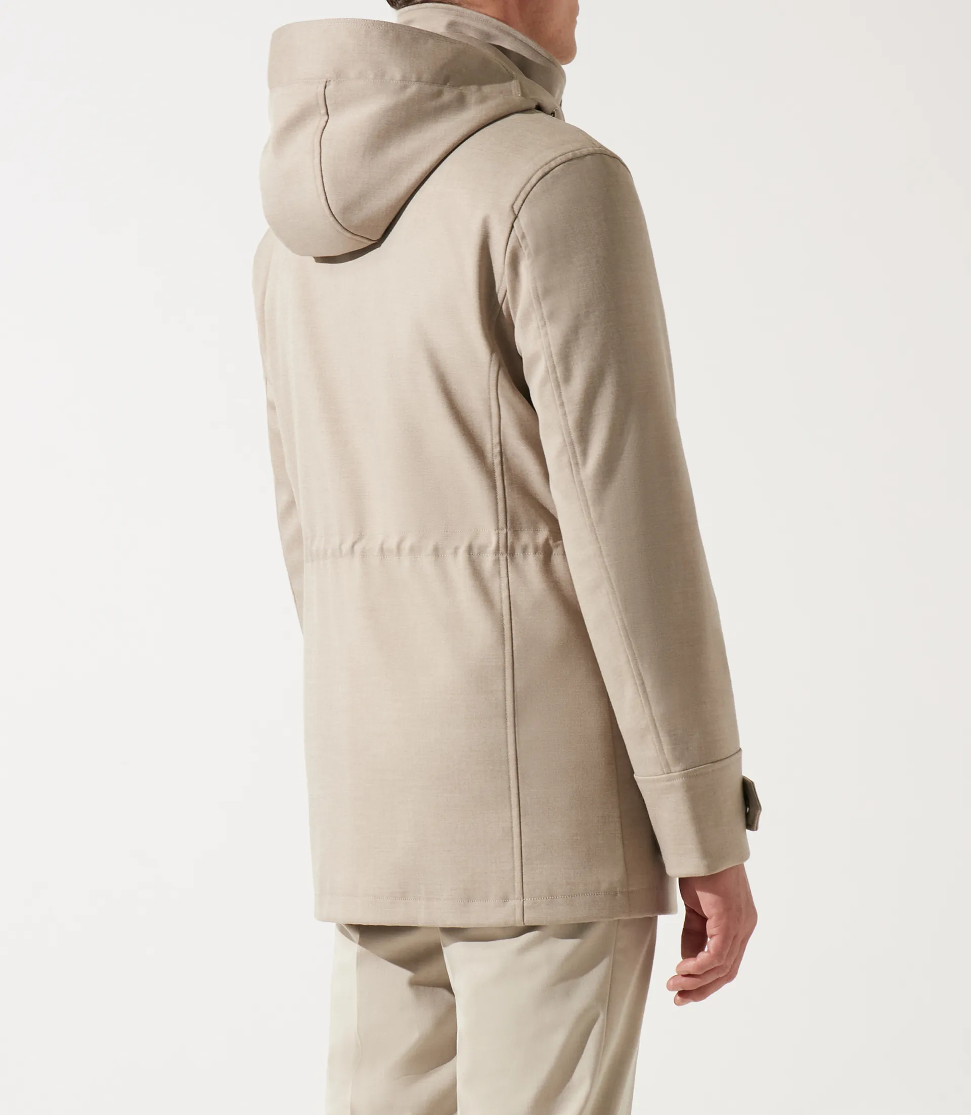 Manteau leger technique beige INDIANA