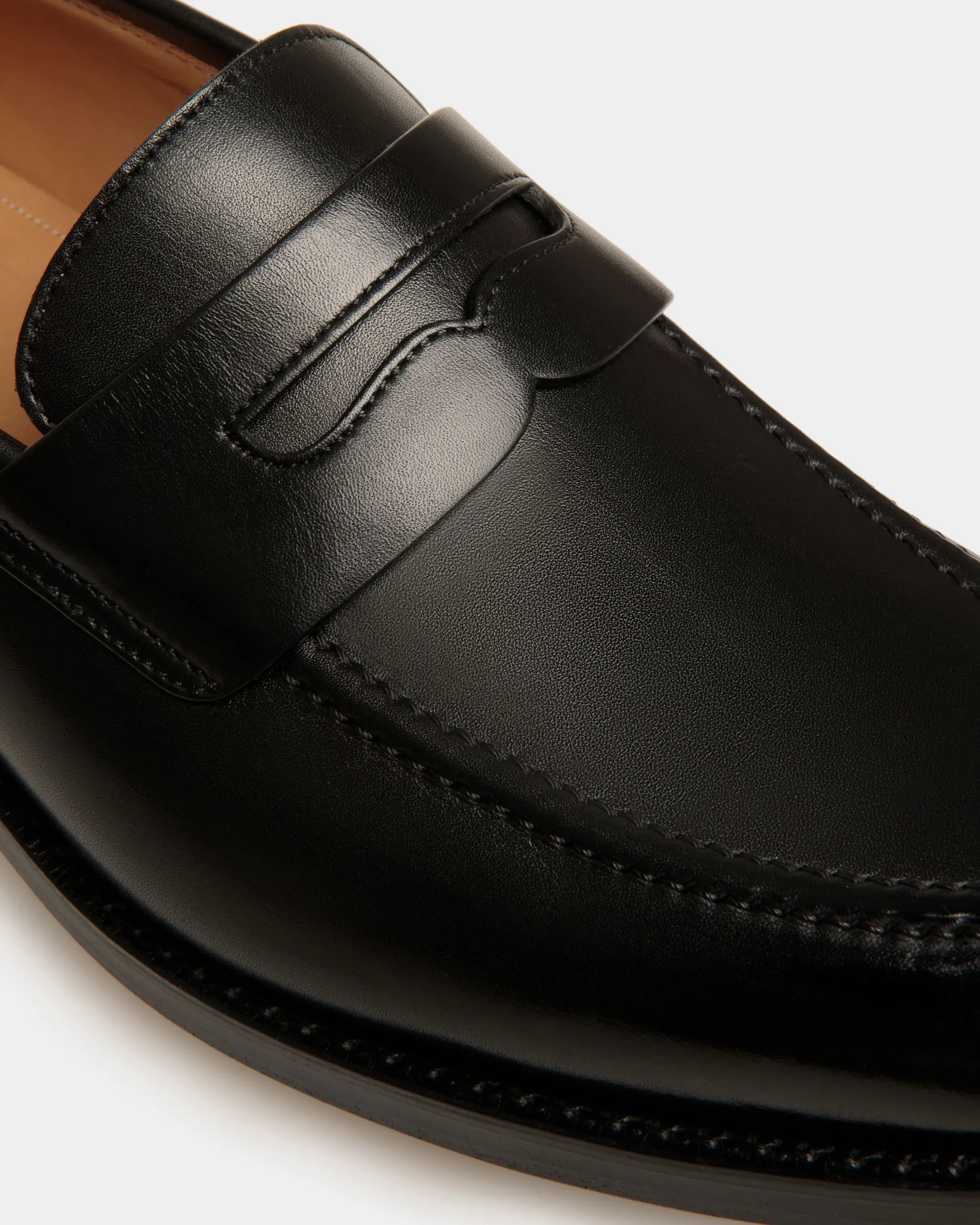 Mocassin Schoenen En Cuir Noir