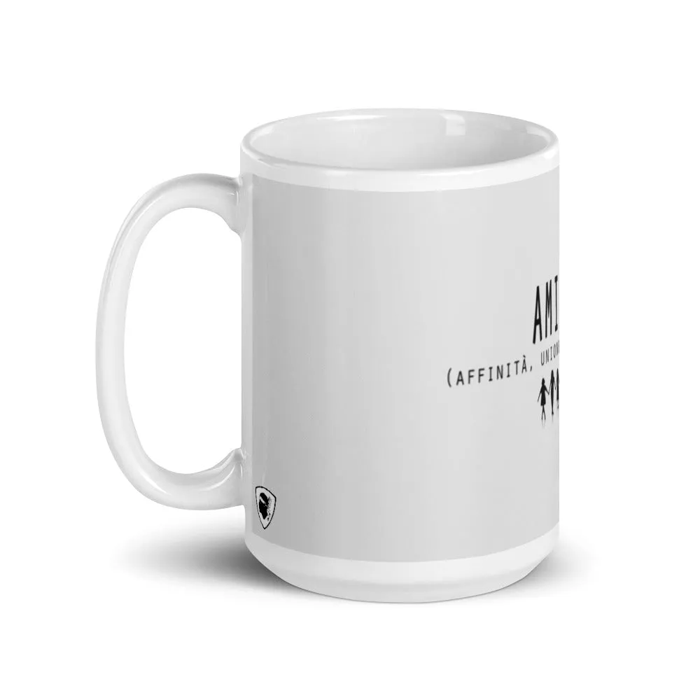 Mug Blanc Brillant Amicizia