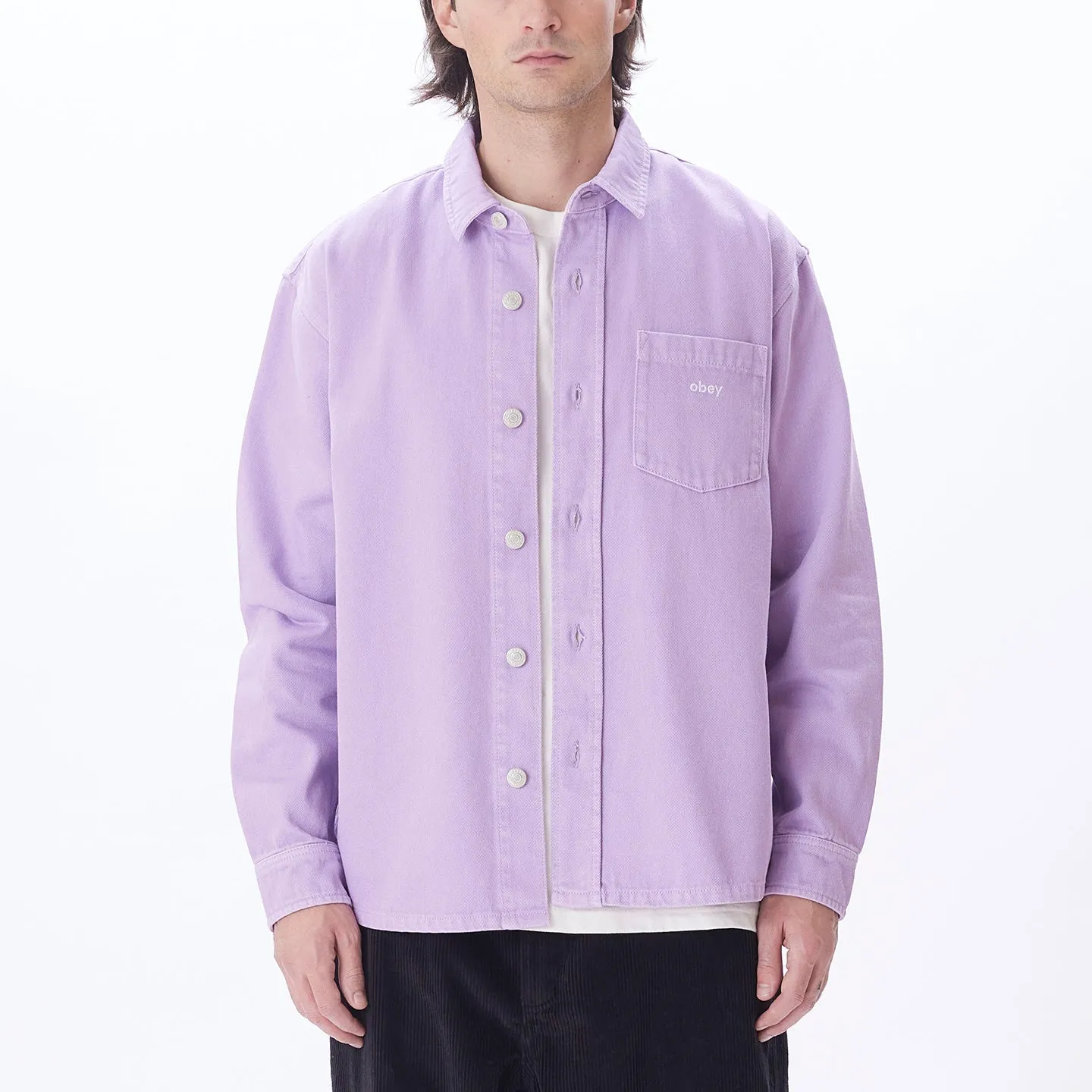 Obey - Magnolia Shirt - Purple Rose