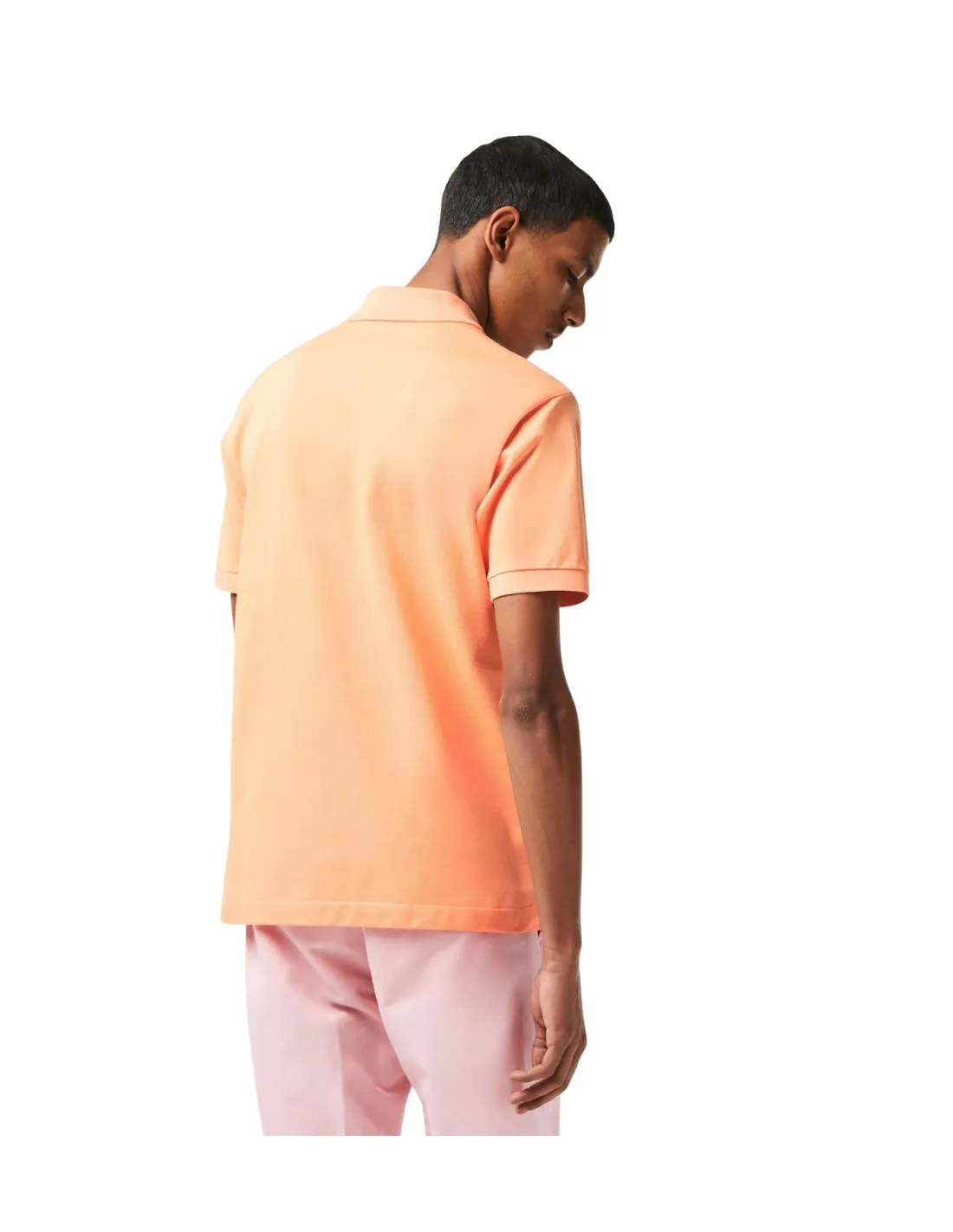 Polo homme LACOSTE ref 52087 HEB Orange clair