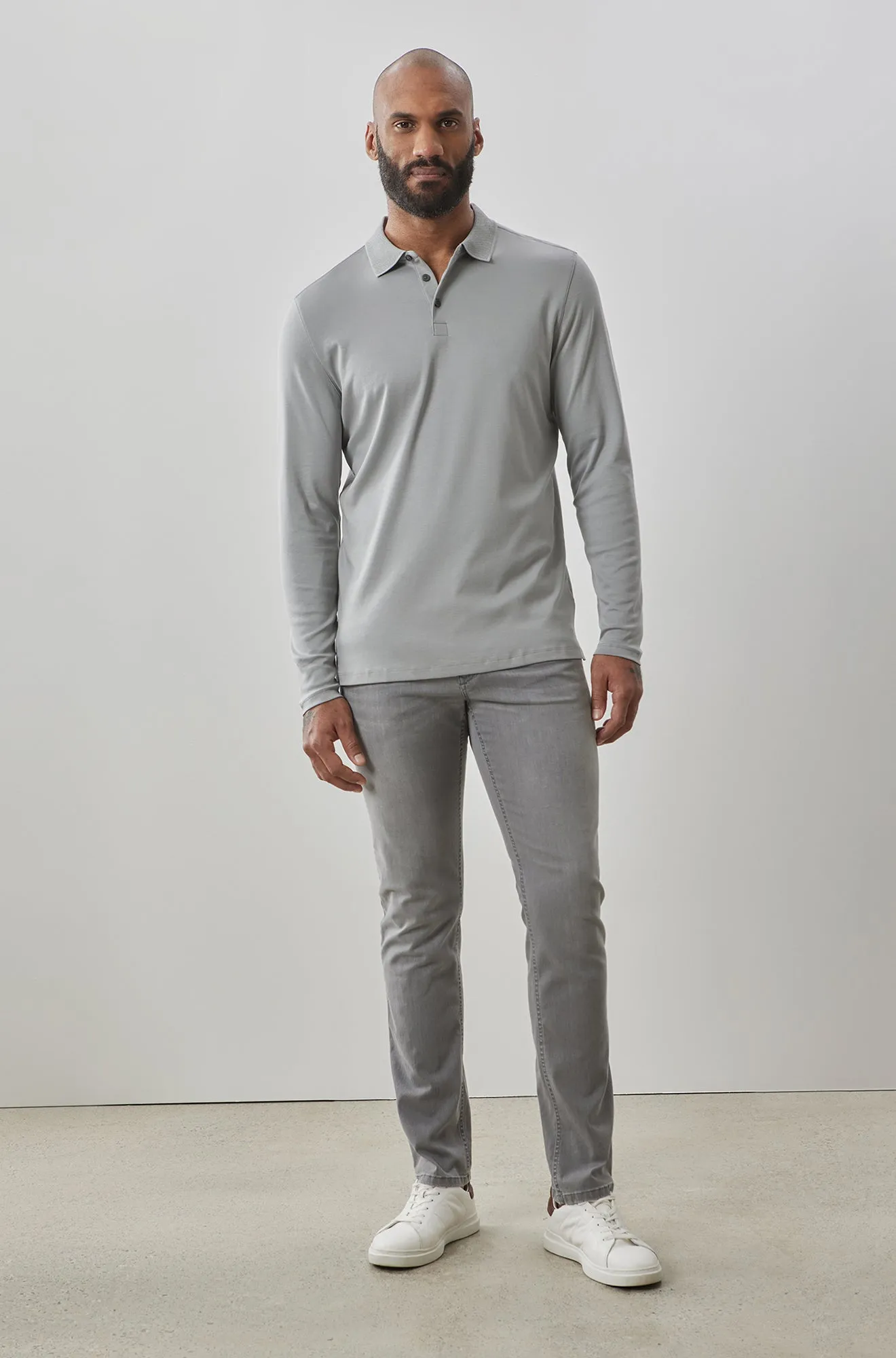 Polo honeycomb Robert Barakett | Georgia Gris Griffon