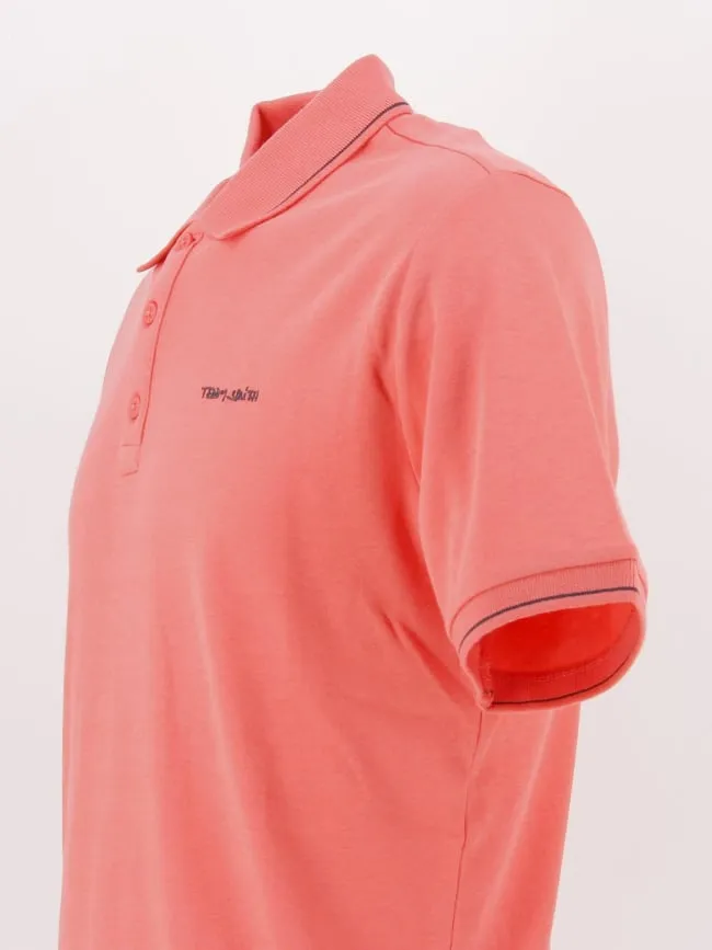 Polo joey corail orange homme - Teddy Smith | wimod