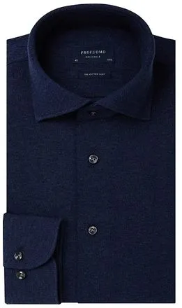 Profuomo Chemise Tricotée Bleu Foncé PP0H0A048 commander e