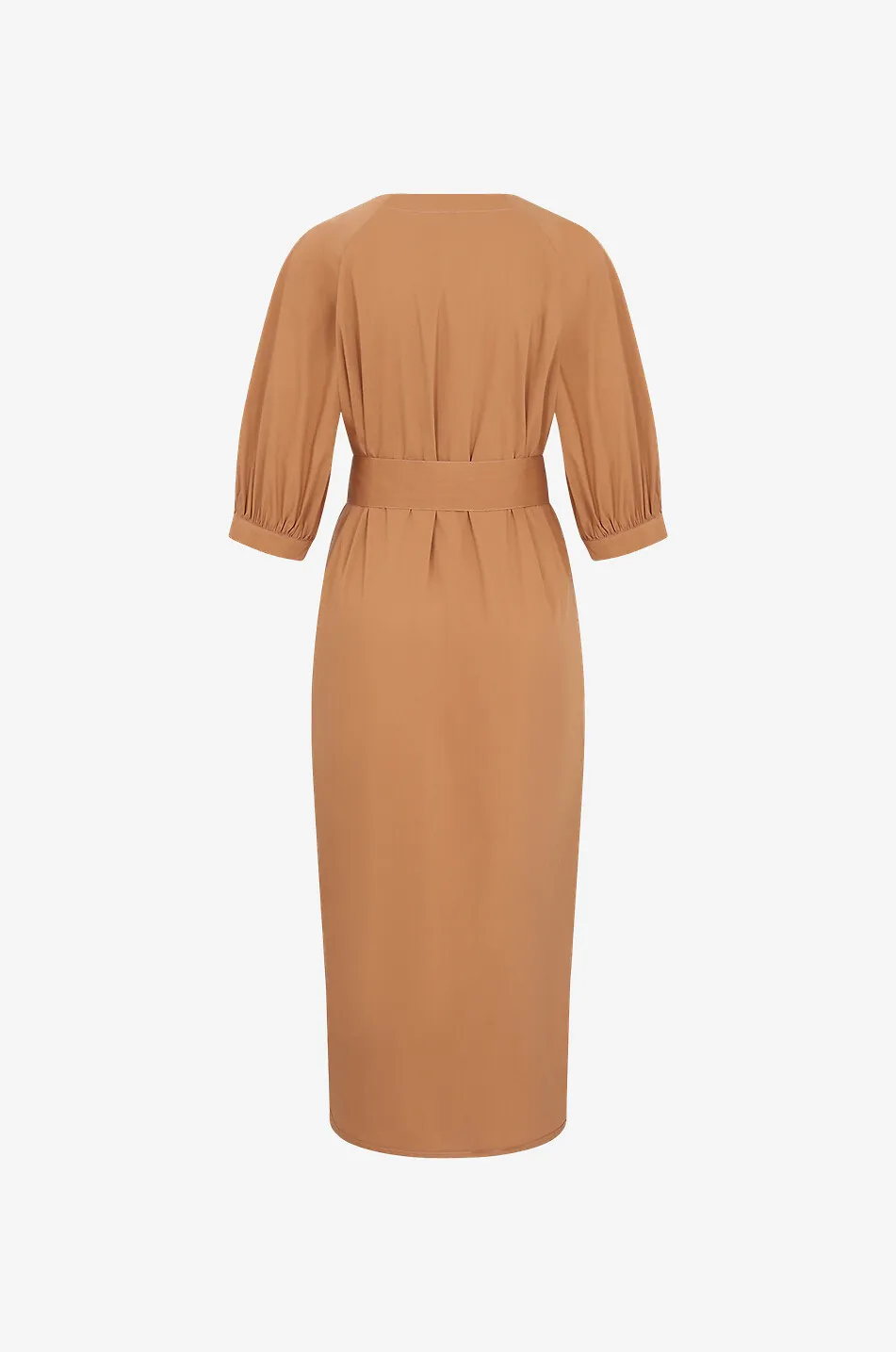 Robe midi en coton