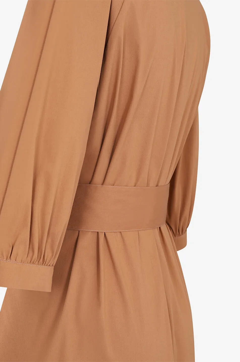 Robe midi en coton