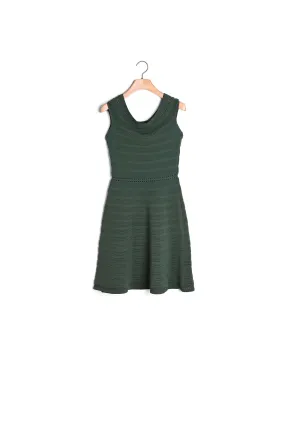 Robe à encolure Bardot