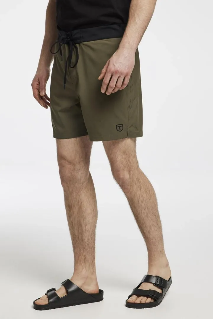 Short de Bain Homme Tenson Oahu Dark Olive