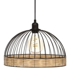 Suspension  Métal Fil RTN Suwa Noir D 35 | 3 Suisses