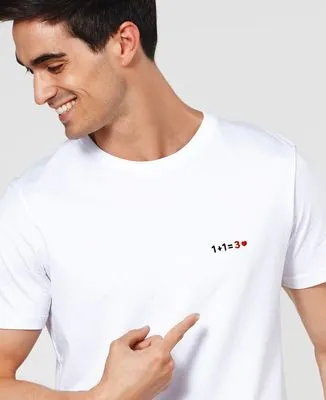 Sweatshirt homme 1+1=3 (brodé)