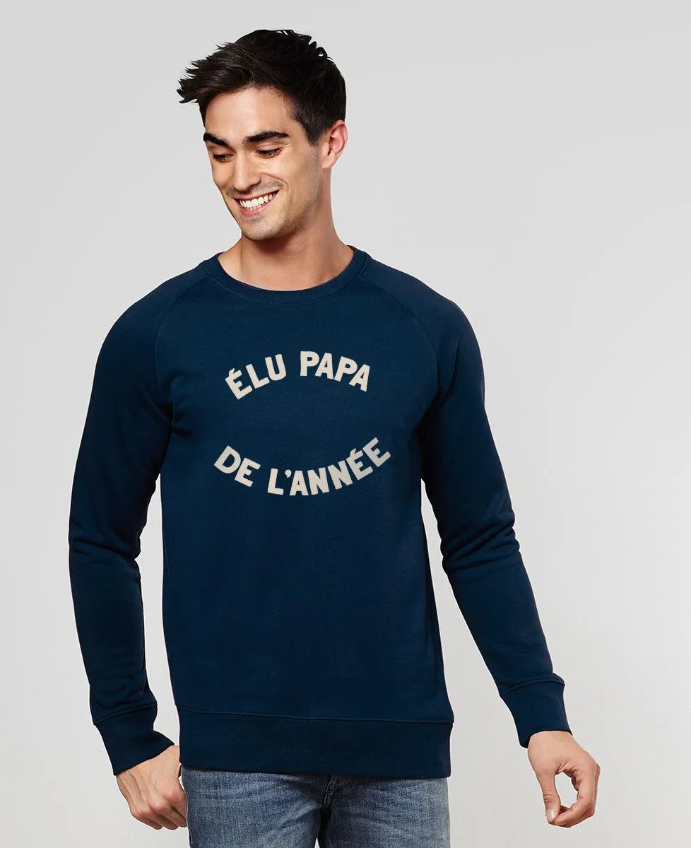 Sweatshirt homme Elu Papa de l'année