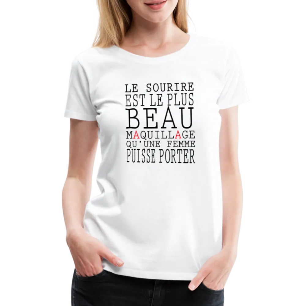 T-shirt Premium Femme Le Sourire !