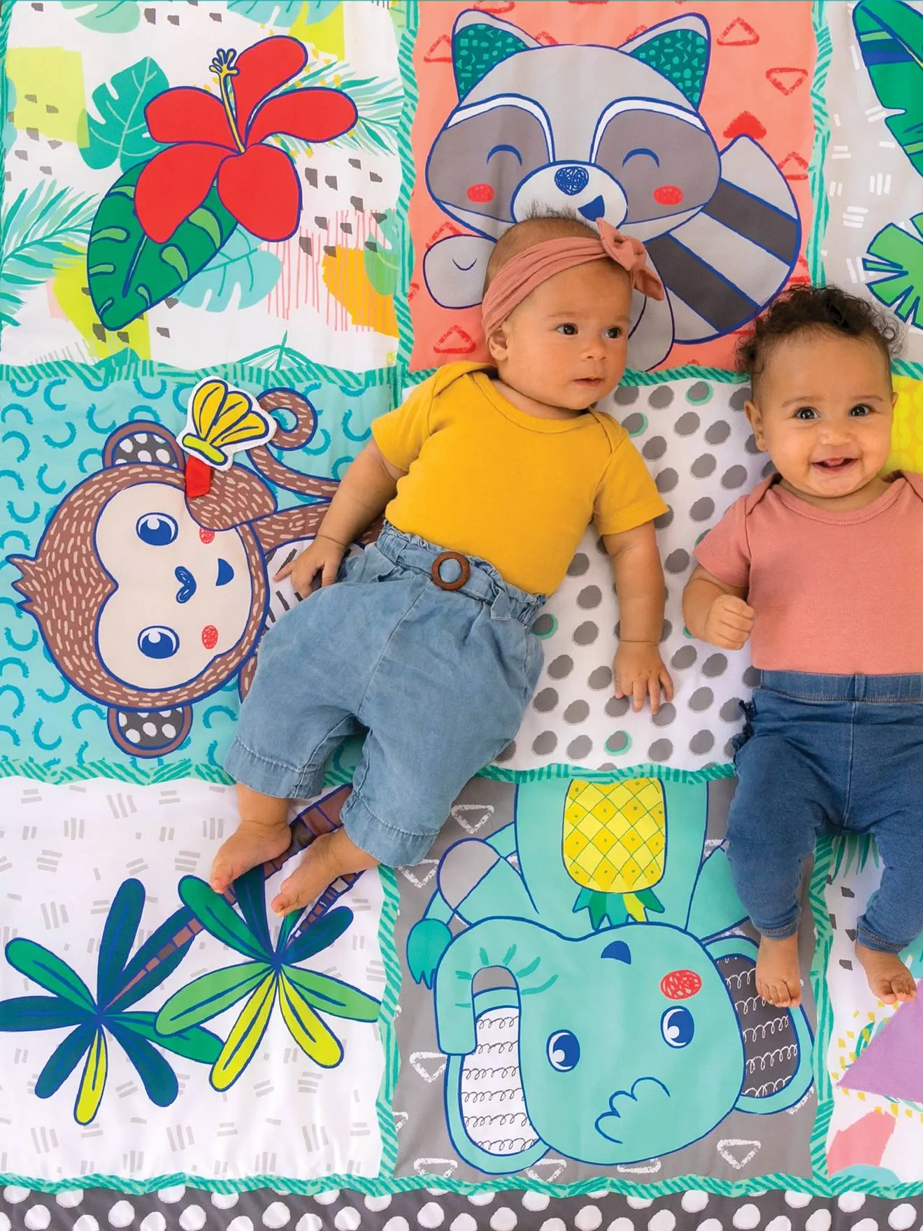 Tapis Géant Découverte des Sens - INFANTINO multicolore - Infantino