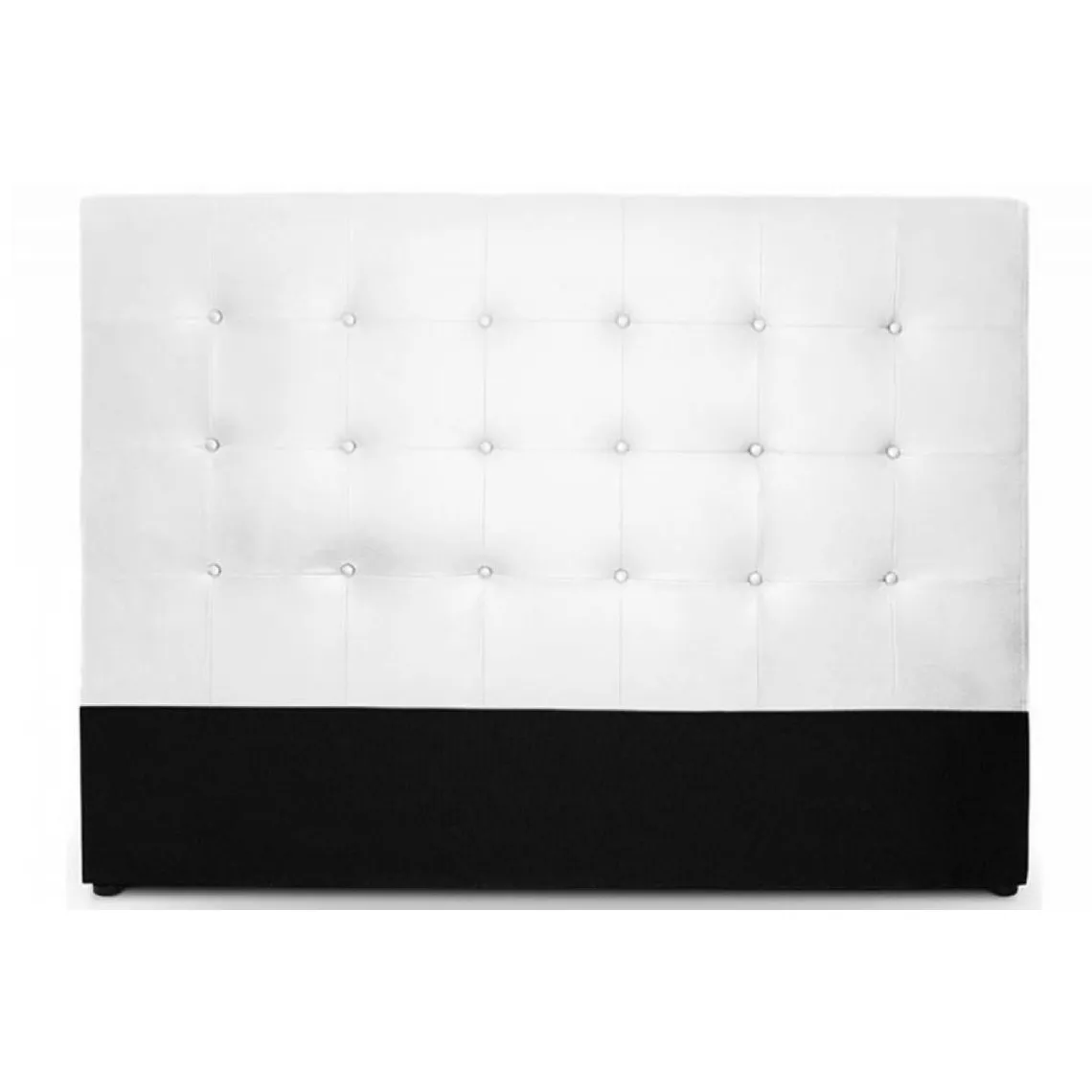 Tête de Lit Capitonnée 160Cm Cocoon Blanc | Tête de lit 3 SUISSES