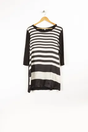 Top hiver noir et blanc - XL/42