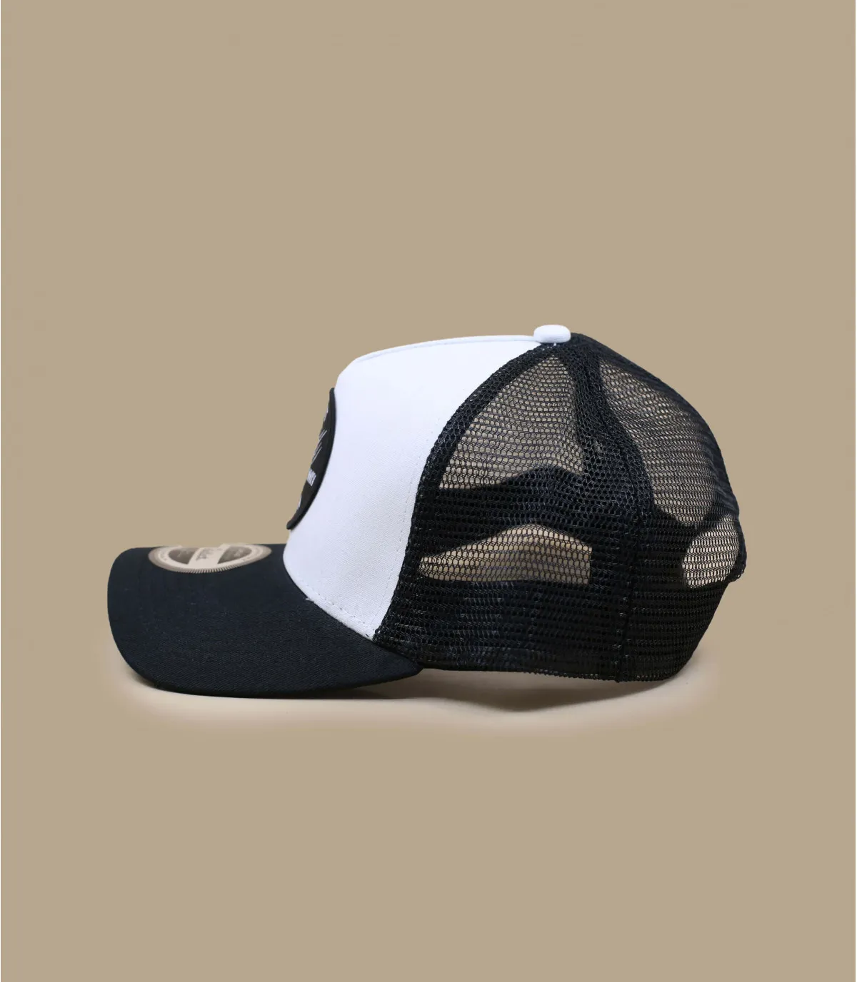 trucker squelette motard blanc I Can't Slow Down Infernoil Headict