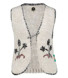 Veste Flower Light Grey Bsbee - Jane de Boy